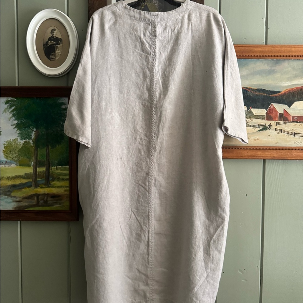 notPERFECTLINEN Oversized Tunic Dress - Picture 3 of 5